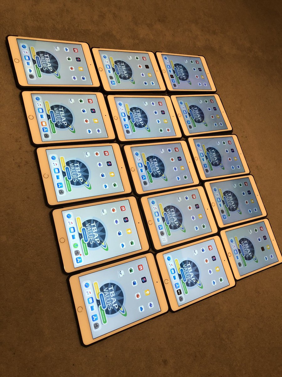 15 #iPads now ready to go out to #vulnerable #learners to enable them to take part in #online #learning.
Aren’t they a thing of #beauty! 😍😍

15 down..... 15 to go 😅😅😅