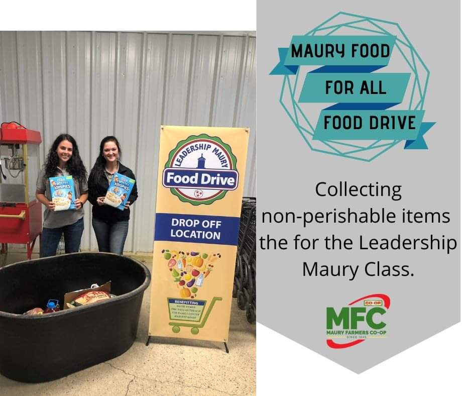 EBrownSHHS's tweet photo. We're excited to be a drop off point for the Maury Food For All Food Drive!
Bring your non-perishable items by MFC all this week to help restock local food pantries in Maury County during the COVID-19 Pandemic. https://t.co/8XDxm2cNoW