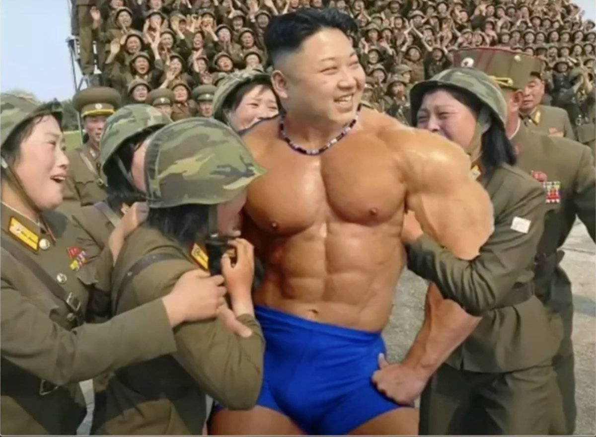 North Korean Dictator Kim Jong Un is rumored to be in poor health after undergoing cardiovascular surgery. North Korea released a statement saying it’s not true, and shared this photo as proof.