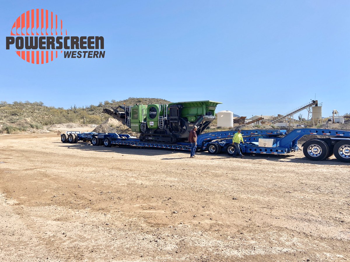 PowerscreenW's tweet image. Time to get it off the trailer @Evo_Quip Bison 280 Jaw Crusher. #compactwithimpact 🔥💥👊👏