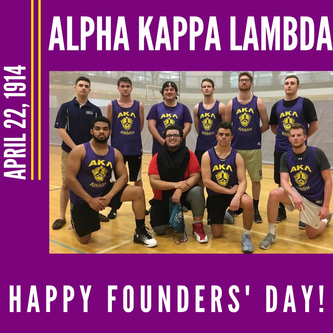Happy Founders’ Day to the men of Alpha Kappa Lambda. Today they are celebrating 106 years of their brotherhood! <a href="/AKLatODU/">Alpha Kappa Lambda</a>