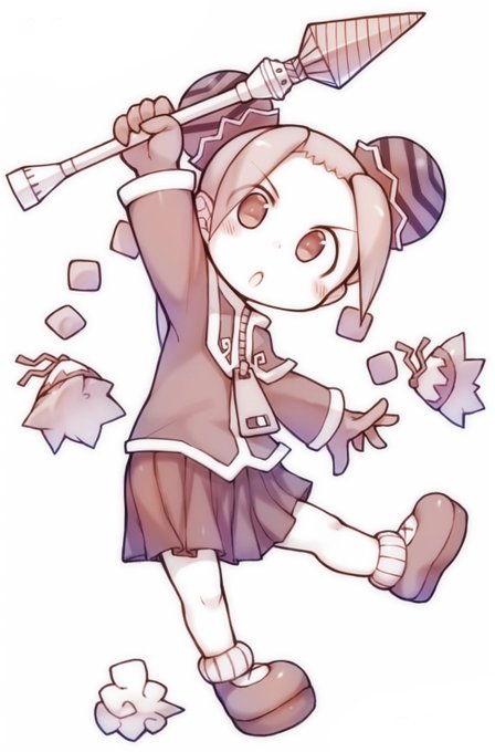 久しぶりに『ぐるみん』をクリアしたので記念におだんご装備パリンちゃん #ぐるみん 