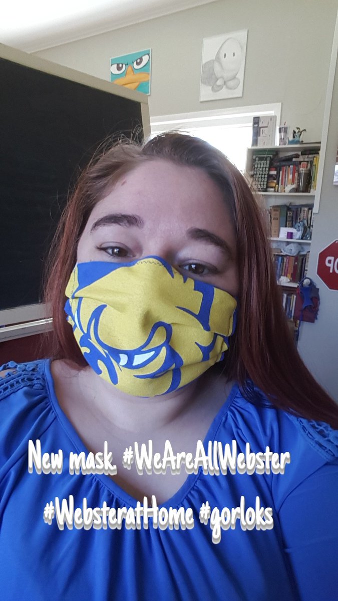 al4518's tweet image. The most Webster mask there is. 😆 #WeAreAllWebster #WebsteratHome #gorloks