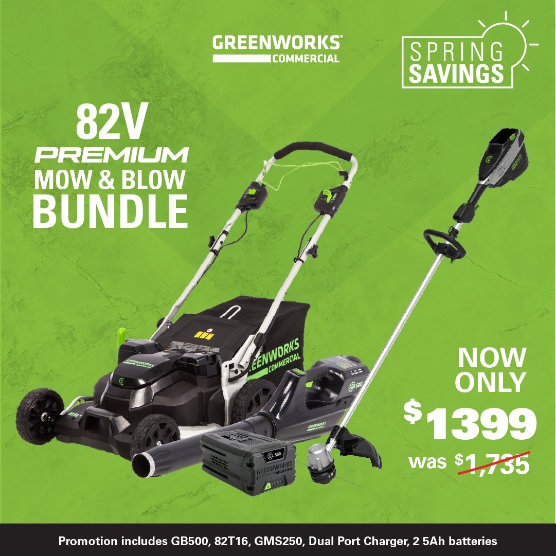 Greenworks on Twitter "Save some green while going green with our