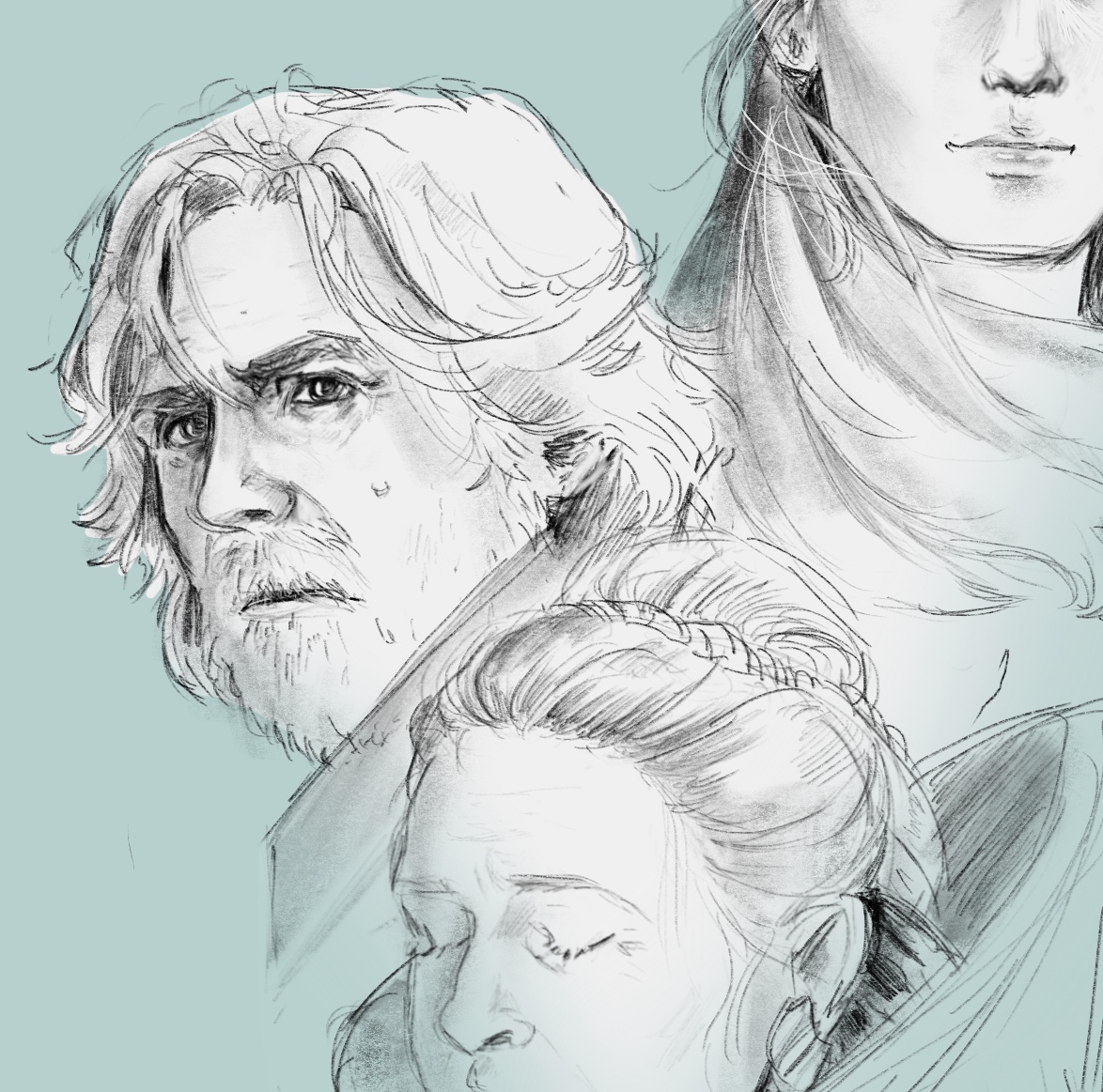 RBriidge's tweet photo. Unposted star wars art 😖#starwars #reylo #SW #princessleia #LukeSkywalker #bensolo #art https://t.co/YhSj8YXMaq