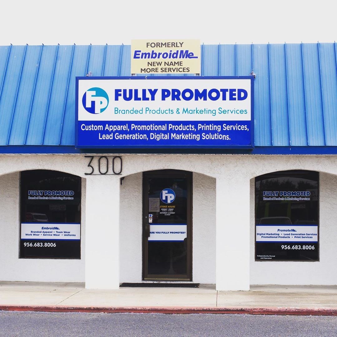 exploremcallen's tweet photo. . @FPMcAllenTX can help you with your branding needs and personal protective equipment. To shop @FPMcAllenTX call (956)683-8006 or visit their website https://t.co/GGgVkzU0Tz
#ExploreMcAllen #EmbroideryDesign #UniformApparel #CurbsidePickUp #ShopLocal #SupportingSmallBusinesses https://t.co/seRY2lZWnX