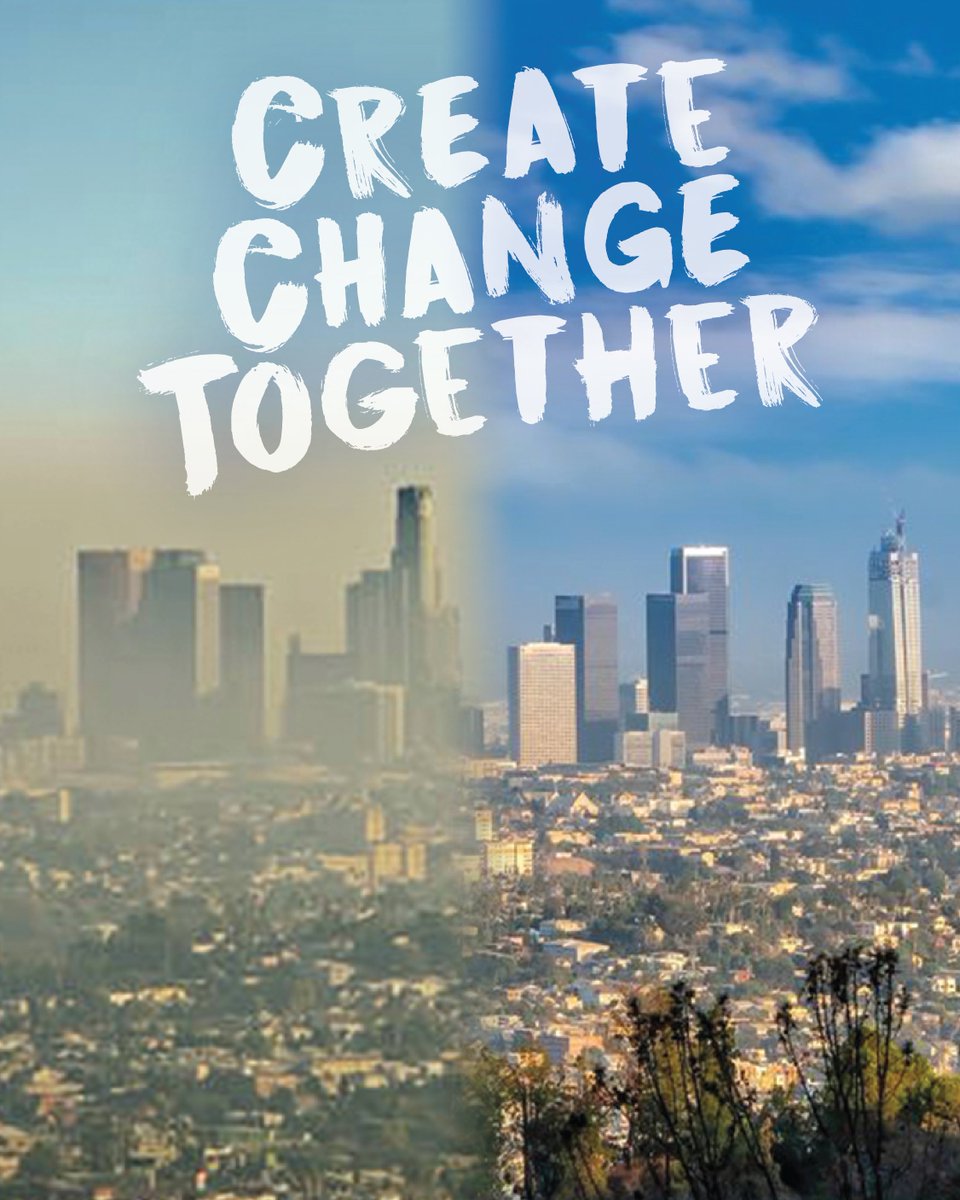 What a difference staying home makes on our planet on this #earthday2020 
Before #coronavirus lockdown and today in #losangeles 
#createchangetogether <a href="/Oi4me/">Organic Initiative</a>  #sustainability