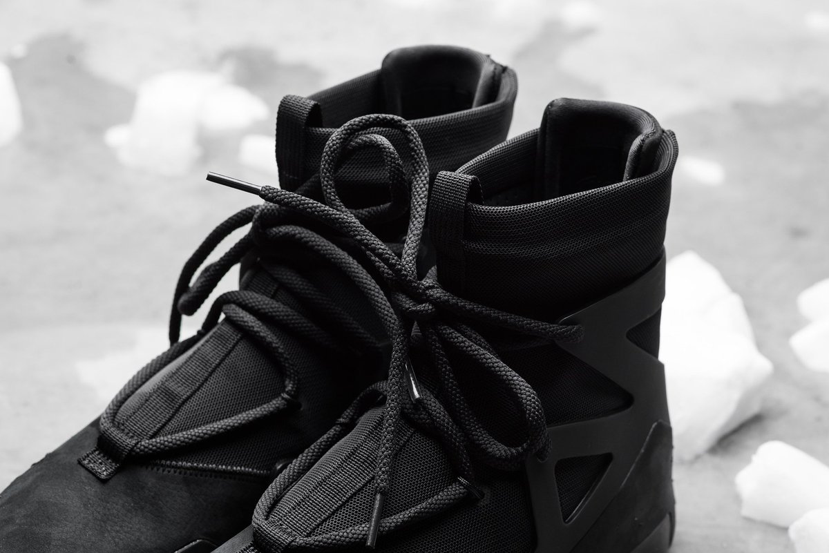 nike air fear of god 1 triple black raffle