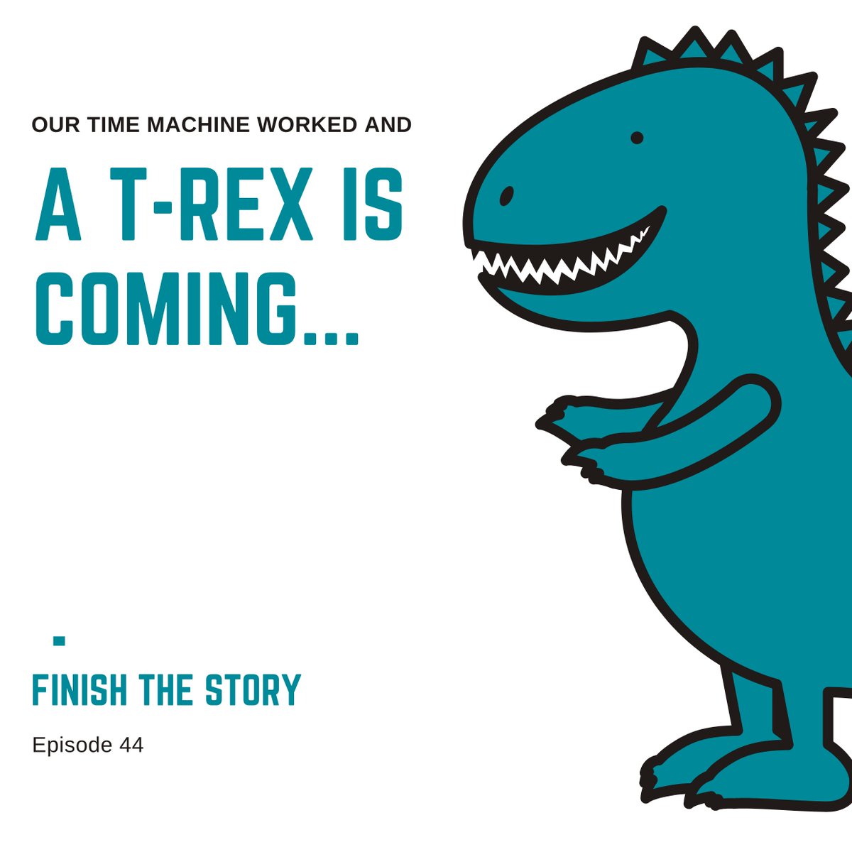 hellofamilypod's tweet photo. The time machine worked!! But what's going to happen to Timmy now that a T-Rex is coming? We need your family to finish the story! 🦖

#hellofamily #hellofamilypodcast #podcast #family #homeeducation #kidsbookclub #podcastsforkids #storyforkids #readaloudrevival #listenkids https://t.co/VbnzWEBnQb