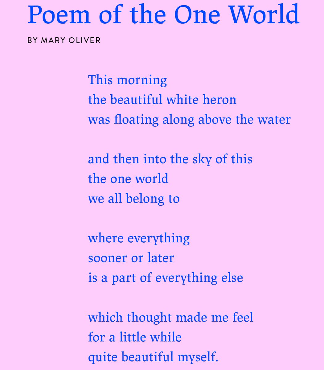  #MaryOliver   #EarthDay  