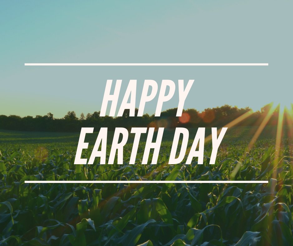 "A farmer's most important business partner is earth."🌎
Agriculturalists are committed to being stewards of the land today, and every day. Happy #EarthDay!