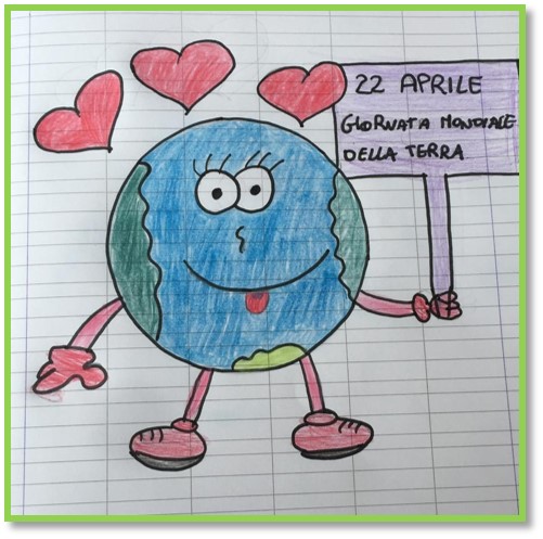 #EarthDay2020 Il pianeta Terra è mio amico perché mi dà l'ossigeno e la natura, che è la cosa che mi piace di più. E’ per questo motivo che dobbiamo averne cura, perché la Terra ha cura di noi… Sara Sc.#OnePeopleOnePlanet #GiornataMondialeDellaTerra <a href="/EarthDayItalia/">Earth Day Italia</a>