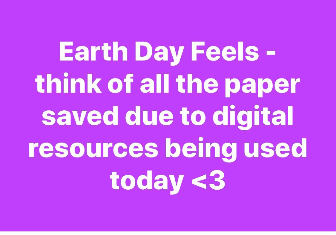 Mrs_Rizo's tweet photo. Happy Earth Day! 🌏 https://t.co/QqgSJAwO6T