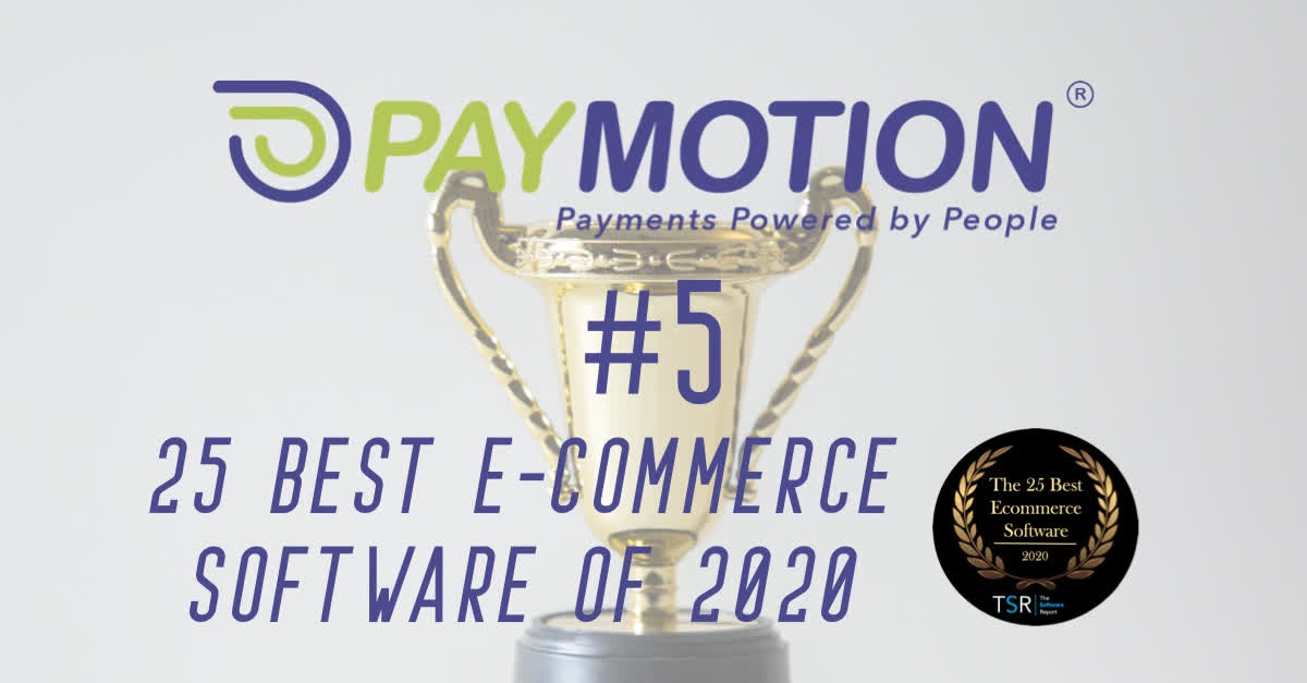 paymotion's tweet photo. PayMotion was ranked 5th in @SoftwareReport1's Best Ecommerce Software of 2020 ahead of @BigCommerce and @Shopify
Yet another achievement for our amazing team at PayMotion 🏆
#PayMotion #ecommerce #software #saas #payments https://t.co/ZySEFNQAjz