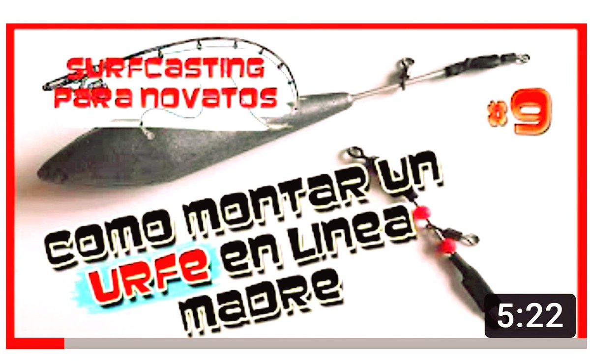 SurfcastingK's tweet photo. Como hacer #montaje en surfcasting de un #urfe en linea madre para novatos https://t.co/j9CFDCmNaj via @YouTube
.
.
#surfcasting #pesca #fishing #fisher #casting #surfkayak #instafish #instagram #surfcastingspain #surffishing https://t.co/6rGmJW4UBk