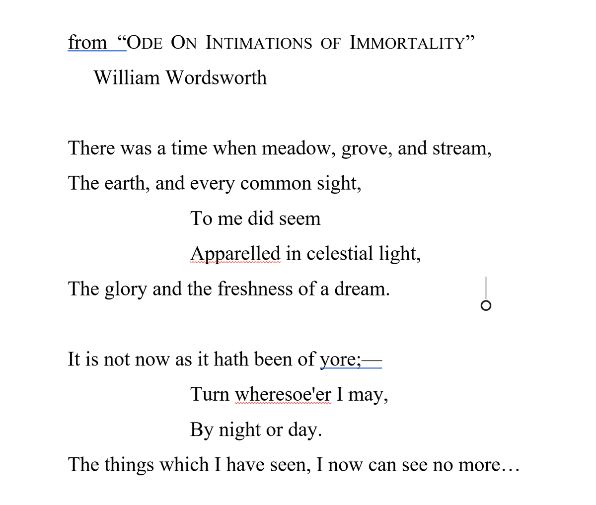 Have to include some  #WilliamWordsworth somewhere. #EarthDay2020     #EarthDayPoetry  https://www.poetryfoundation.org/poems/45536/ode-intimations-of-immortality-from-recollections-of-early-childhood