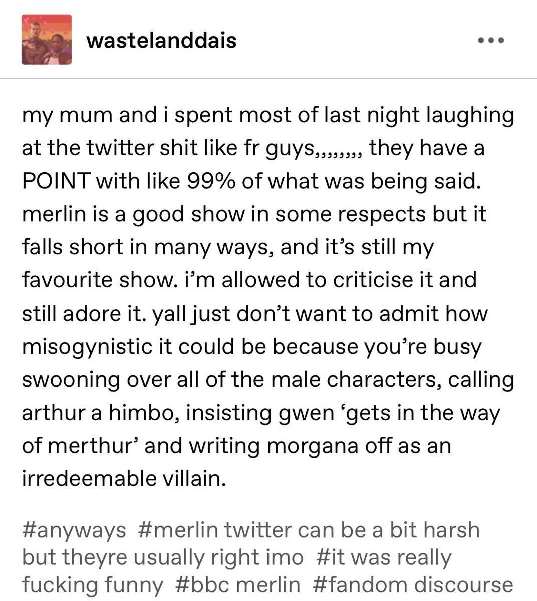 etherealocke's tweet photo. well at least there’s some hope for merlin tumblr #AskMerlin https://t.co/qo6Y5da46f