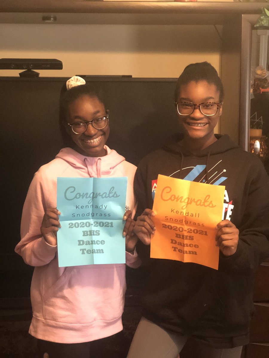 Congratulations to my favorite oldest and youngest daughters! They both made the 2020-2021 Buckhorn High School Dance Team!!!
#GoBucks
#BuckhornNation