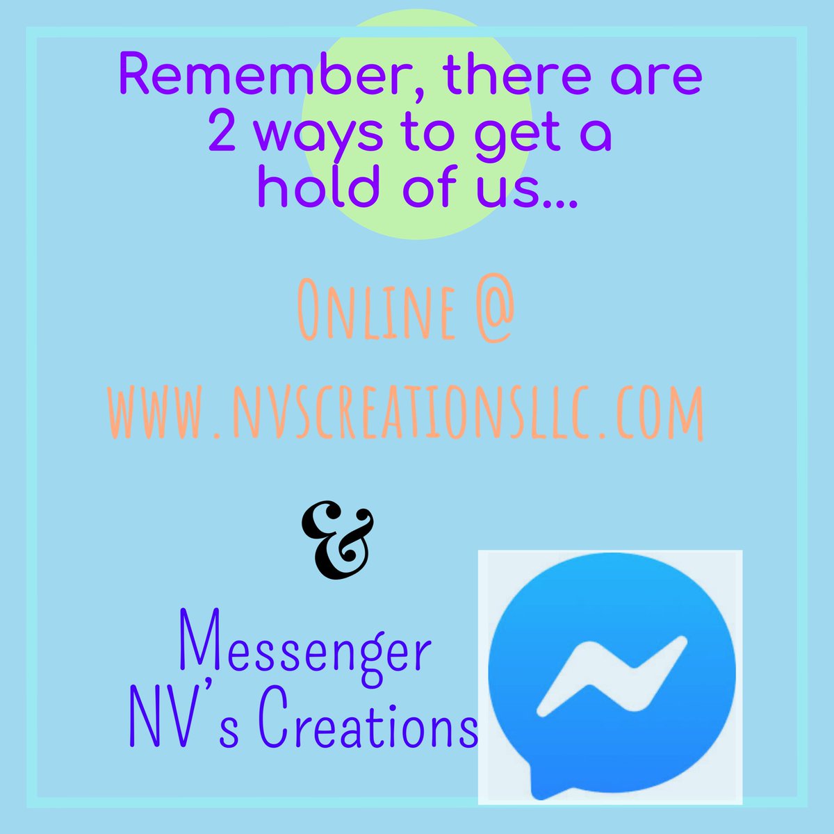NVscreation's tweet photo. We’re only a click away!!
Message us or visit our new website. It’s all easy and we’ll get what you need in a jiffy. 
#craftingrocks #shopsmall #whatcanweshiptoyou https://t.co/7f0ekhXM8H