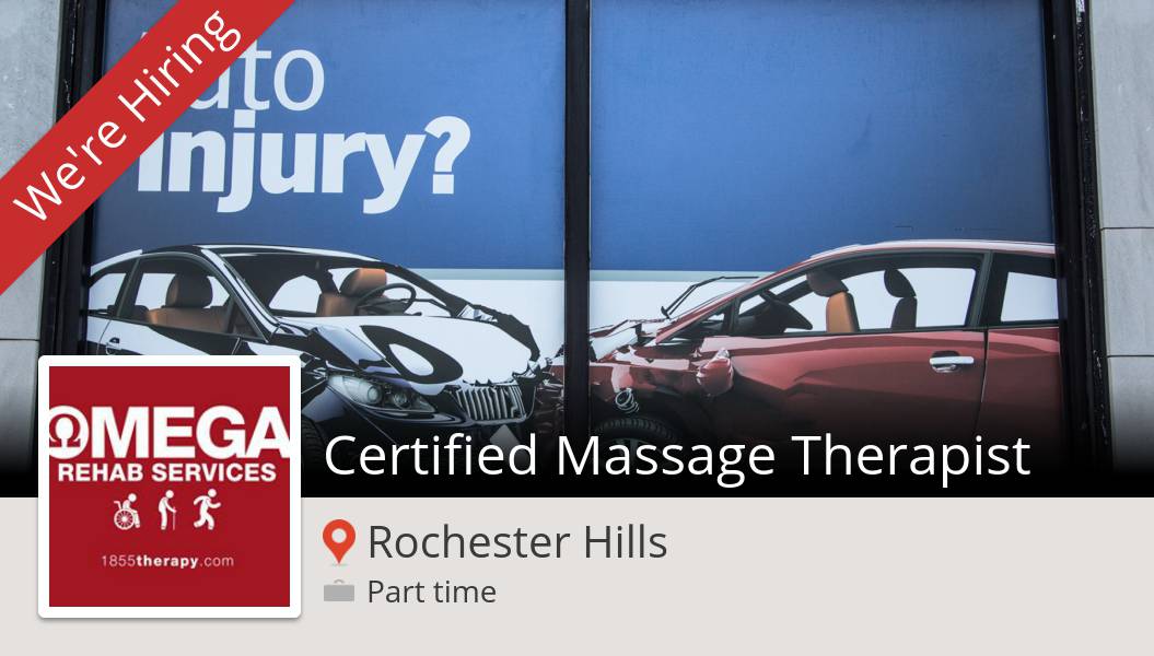 TeamOmegapt's tweet photo. #OMEGAPREMIERTEAM is looking for a Certified #Massage #Therapist, apply now! (#RochesterHills) #job https://t.co/3i7PfixASs https://t.co/4Q9yns9r79