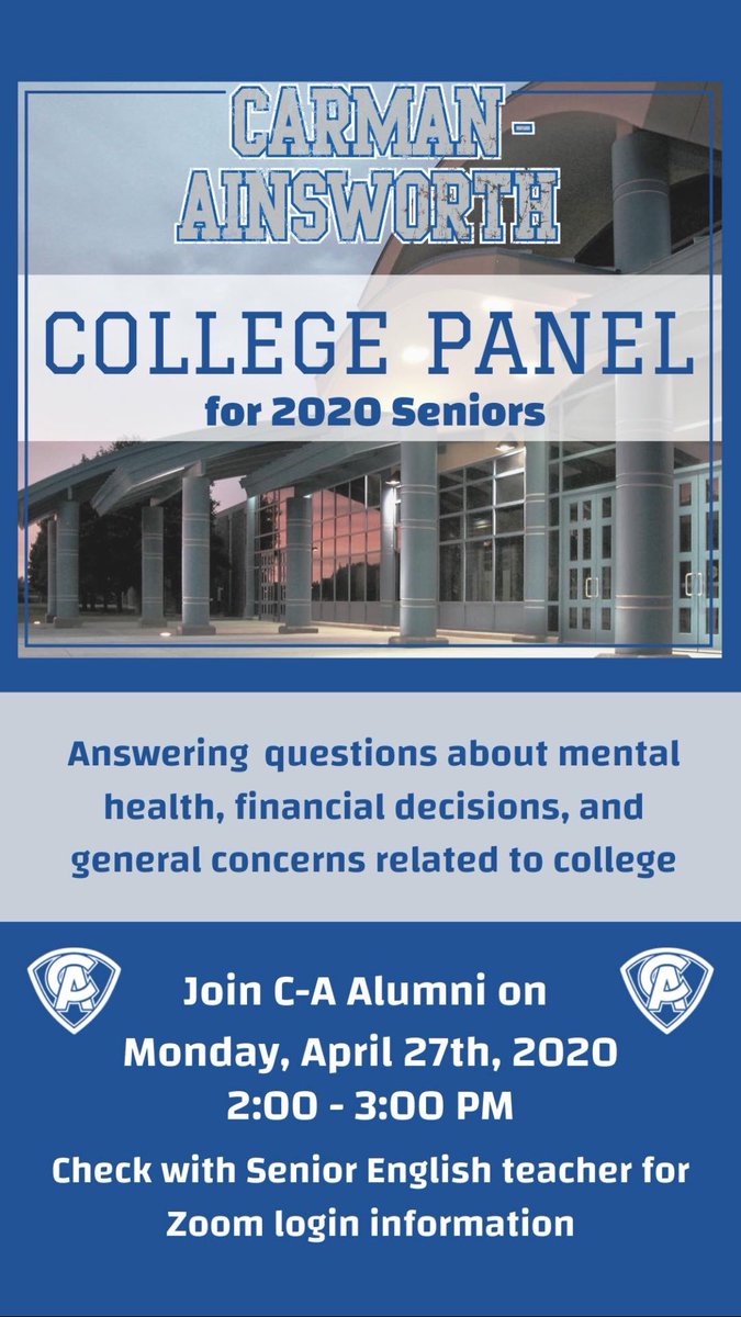 CA2020Class's tweet photo. spread the word to your senior friends ! It’d be great to see everyone there !! https://t.co/aU8RGIZnQp