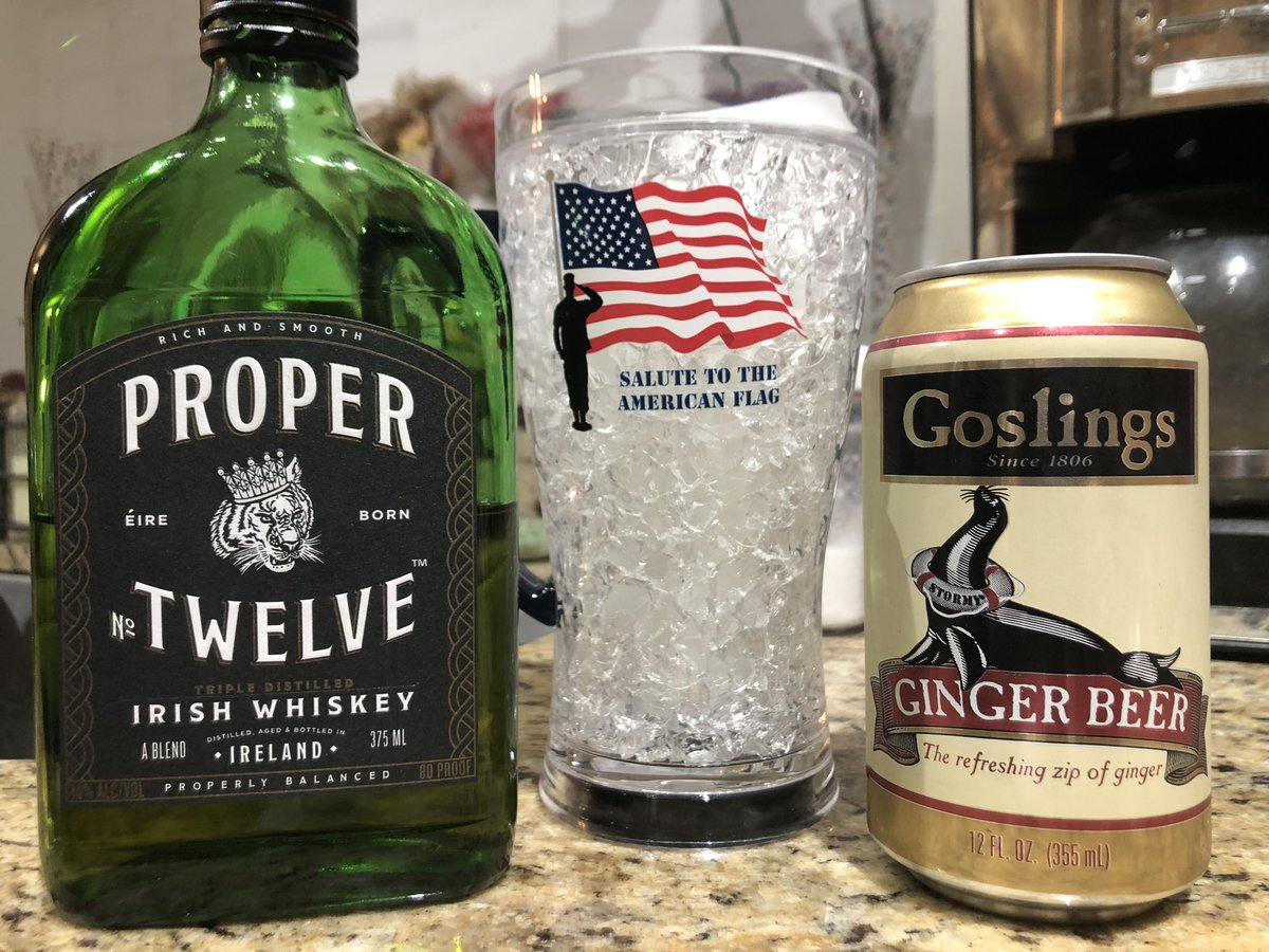 Tried a new proper drink during quarantine today.....Irish/American Mule!!! <a href="/TheNotoriousMMA/">Conor McGregor</a>