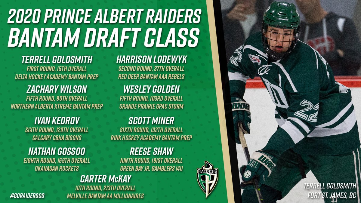 'I think we took players that are going to be proud to play in Prince Albert.'

Read the 2020 #WHLBantamDraft recap with Director of Player Personnel Curt Brownlee: bit.ly/3eHCraT

📸 @garrettjames22 

#GoRaidersGo