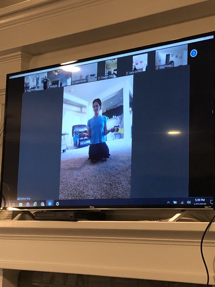 Lady Wildcats getting a Zoom workout with Olympian and 5x World Champion <a href="/AdelineGray/">Adeline Gray OLY</a> !