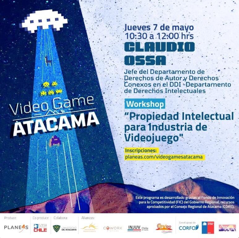 coworkatacama's tweet photo. [#Noticias]
@CorfoAtacama y #planeas te invitan a participar en #VideogameAtacama online, podrás aprender desde tu casa a cómo desarrollar tu videojuego, conocer sobre la industria y ser parte de potenciar la #IndustriaCreativa en Atacama.

Inscríbete en https://t.co/AxIVtP3x1U
. https://t.co/lBquwhkDZo