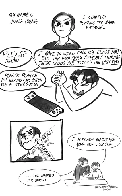 #JiangCheng and #JinLing play Animal Crossing New Horizons p 1-2 of 5 #mdzs 