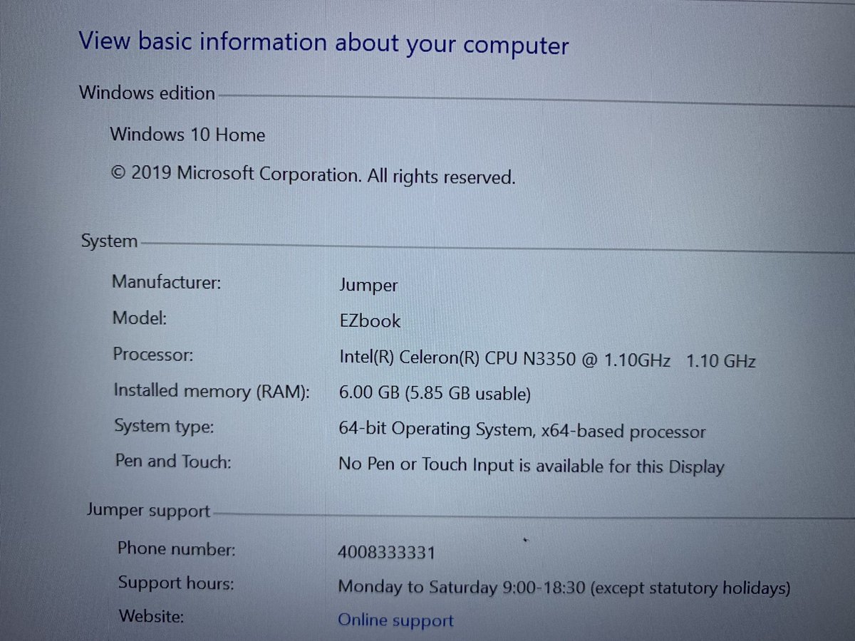 Ok so for 200 quid we don’t have bitlocker ( please add this to help protect kids please  @Microsoft) sorry about the pics but can’t SS irl!