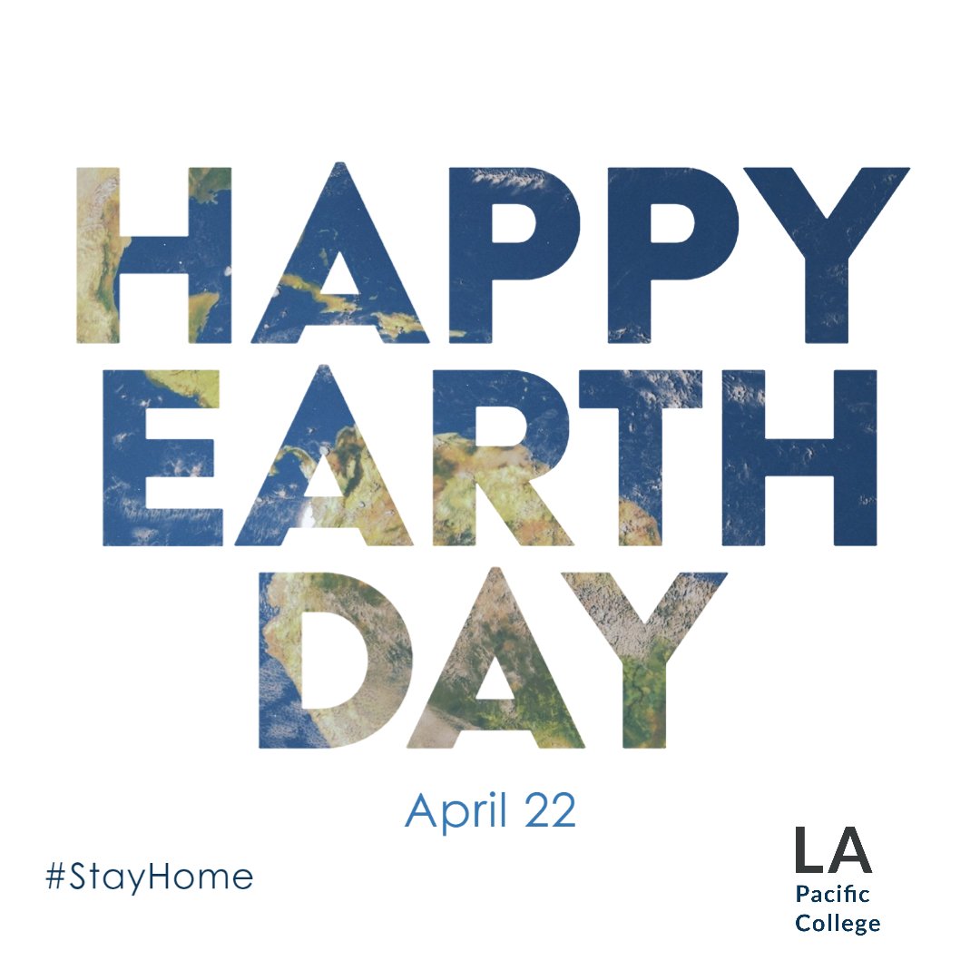 ESL_at_LAPC's tweet photo. We wish everyone a #HappyEarthDay and hope everyone is safe and healthy. #StayHome #SocialDistancing https://t.co/wKGlKyMTVo