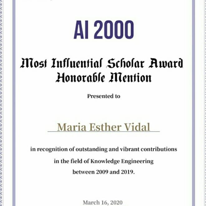 More_Consulting's tweet photo. #BuenasNoticias
#MoreEnLaAcademia
Desde Alemania, la académica venezolana de la Universalidad Simón Bolívar, María-Esther Vidal es reconocida entre las 50 figuras más destacadas de la década en el área de la Ingeniería de la Computación. https://t.co/snVvO9PEaQ