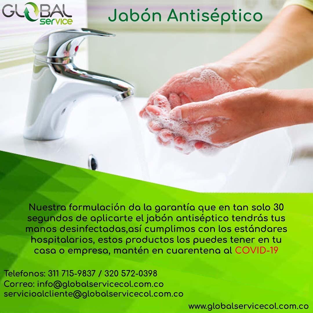 GlobalService_C's tweet photo. En tan solo 30 segundos de aplicarte el jabón Antiséptico tendrás tus manos desinfectadas, en @globalservicecolombia cumplimos con los estándares hospitalarios.

Realizamos envios a nivel nacional.

Contáctanos a través de nuestras redes: @globalservicecolombia https://t.co/scKyNGMJNs