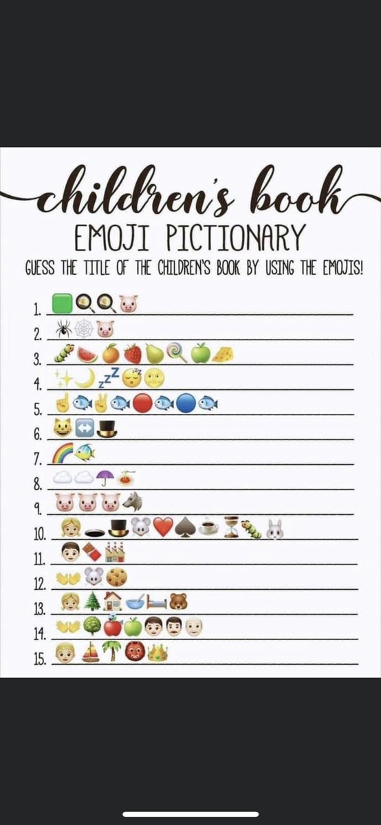 Can you guess the names of these children’s books?