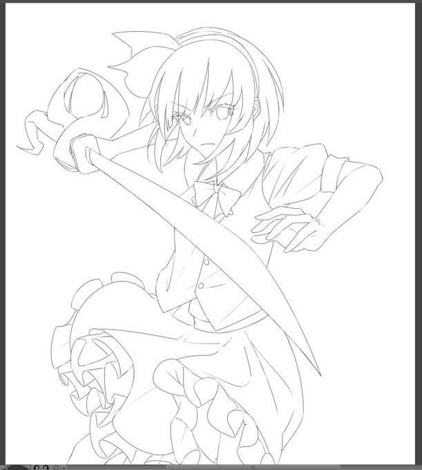 youmu wip

redrawing an old piece! 