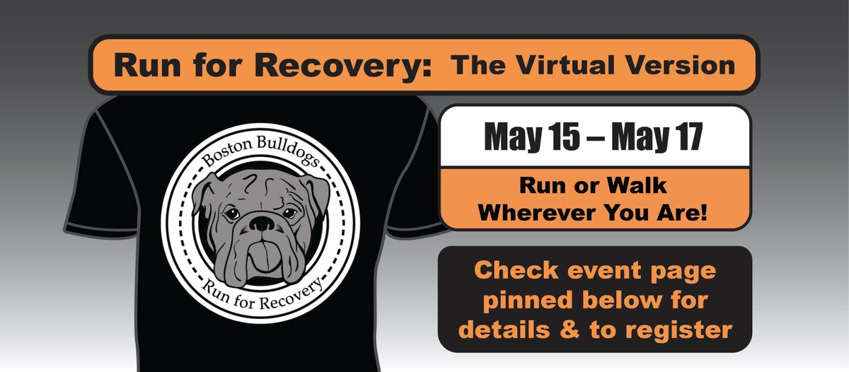BulldogsRunning's tweet photo. All ages welcome! Run or walk wherever you are! Get the details here: https://t.co/GyJpJB6u7G https://t.co/8akWl5yjNh