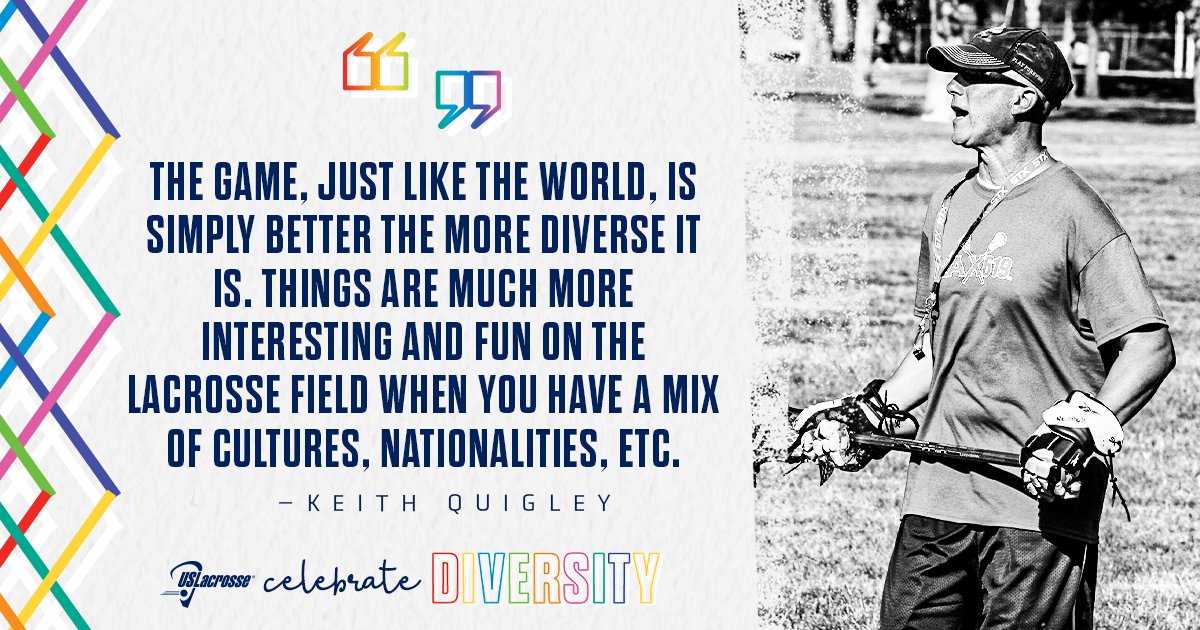 USA_Lacrosse's tweet photo. Keith Quigley founded PUCKidz, short for Positive Understandable Coaching for Kidz, in Chula Vista (Calif.). 

He shares the impact of diversity and inclusion in our sport in honor of #CelebrateDiversityMonth. https://t.co/aJwOY465oq