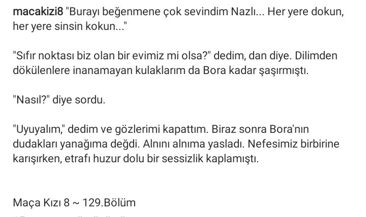 alıntı mis gibi huzur kokuyor #maçakızı8