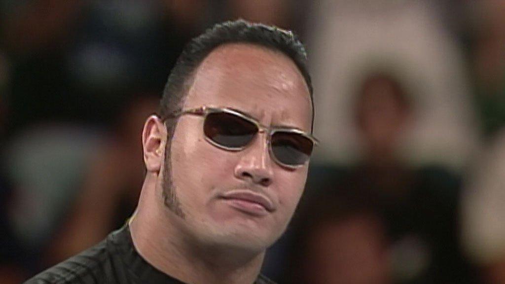 LunaEclypse's tweet photo. #MeasureSocialDistanceBy the length of @TheRock's sideburns in the 1998. https://t.co/9ROAOndV6U