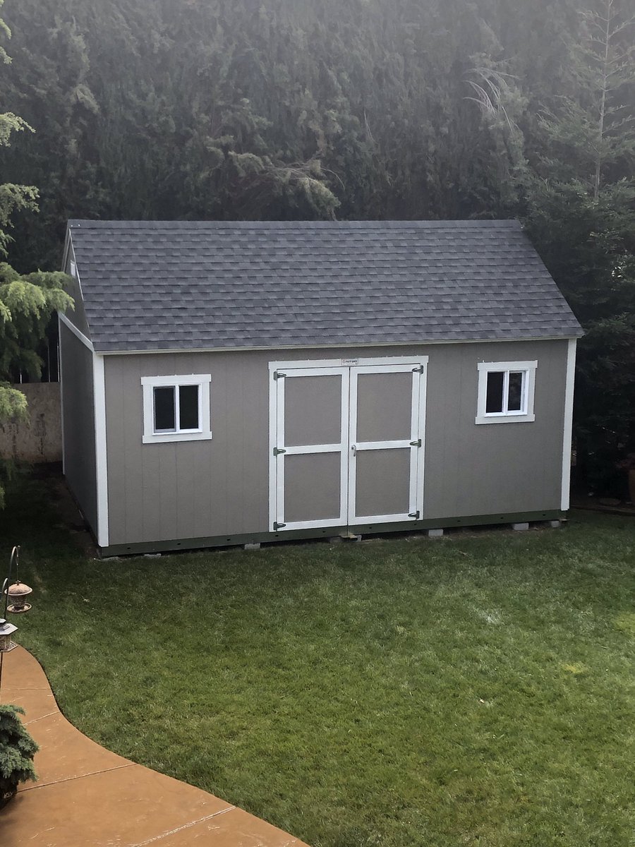 ShedElk's tweet photo. Another Great Tuff Shed built this week here in #ElkGrove!  @HomeDepot_6674 @tuffshed @PaganoSells #shed #backyard #Garden #landscapedesign https://t.co/WBpbNaSohX