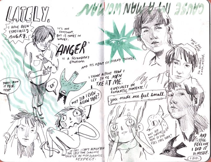 I want to get back to using my sketchbook as a journal. I feel like I say this once a month though #sketchbook 