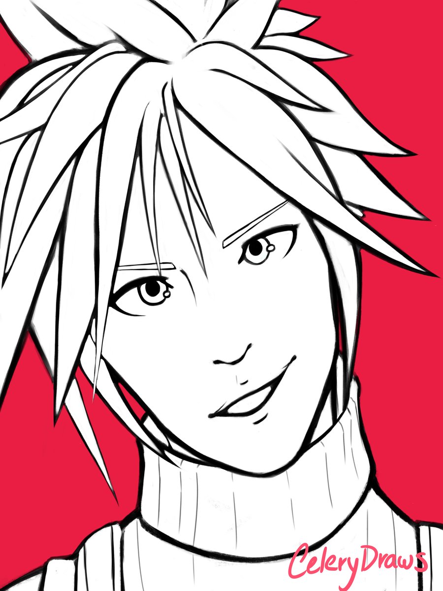 CeleryDraws's tweet photo. Cloud Strife
#FinalFantasy7Remake #FF7 #cloudstrife https://t.co/NoZtMl9cSt