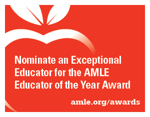 Nominate yourself or a colleague for the AMLE Educator of the Year award. We're extending the deadline to May 31. This award recognizes outstanding #middleschool practitioners who have made a significant impact on the lives of young adolescents bit.ly/2Xe8d9b  #mschat
