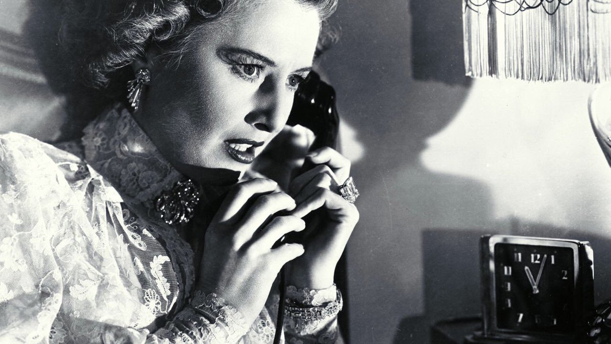 Stanwyck earned her fourth and final Oscar nomination for Sorry, Wrong Number, a tense film noir. Leona Stevenson (Stanwyck) is a spoiled wealthy invalid alone in her apartment waiting on her husband Henry.