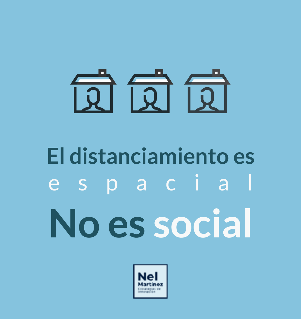nelmmartinez's tweet photo. El distanciamiento es   e   s   p   a   c   i   a   l  
No es social
#diseñodeconfianza #covid19º https://t.co/5yXr8JJqr1