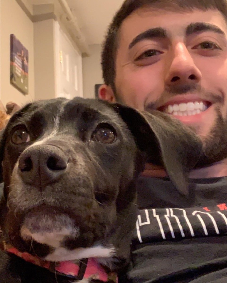 JasonDiGiacinto's tweet photo. Pup appreciation post! Who saved who? #puppylove #RUPASSION https://t.co/UVc8G2egT3