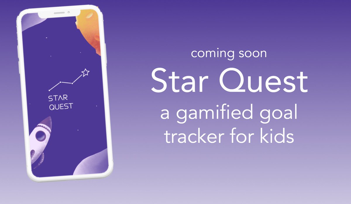 KatieDonahoe's tweet photo. We just launched our landing page for our app Star Quest, a gamified goal tracker for kids! Check it out and sign up! 

https://t.co/jJUnMBtyIr #parenting #CornellTechStartupStudio @StarQuestApp https://t.co/UEv3bkvLO6