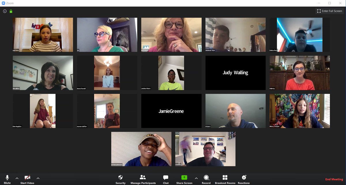 DEBouillion's tweet photo. I can’t stop smiling! Facilitating a Zoom meeting capturing students’ voices as we curate for design of the new elementary school in Midlothian ISD was AWESOME! @MidlothianISD @VLKArchitects @courtney_c_carp @WallingJudy @MISDLedbetter https://t.co/ZPLs86TVjZ