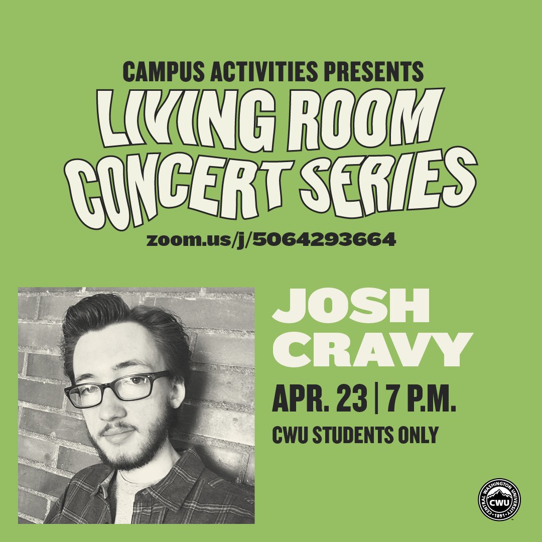 Tomorrow kicks off our Living Room Concert Series! Be sure to tune in at 7 pm